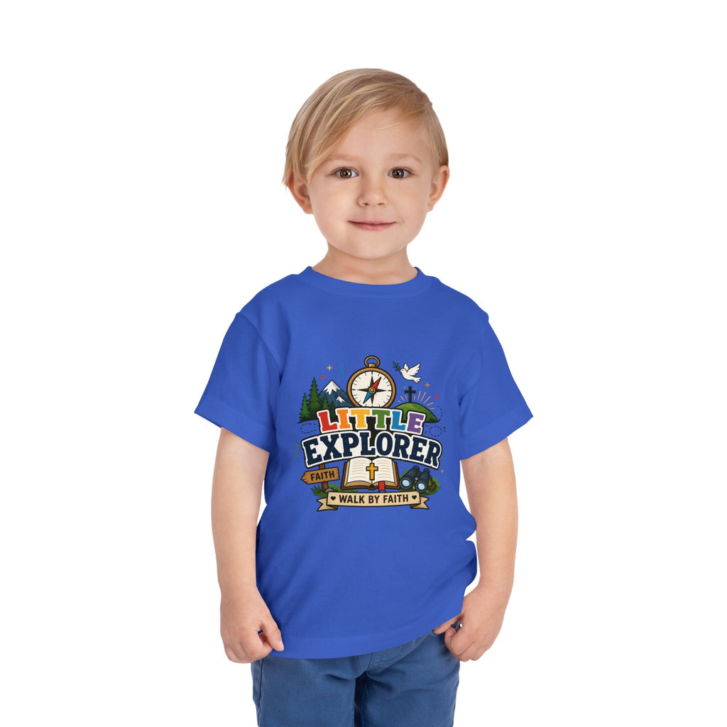 Toddler Tee - "Little Explorer" Christian Adventure Shirt