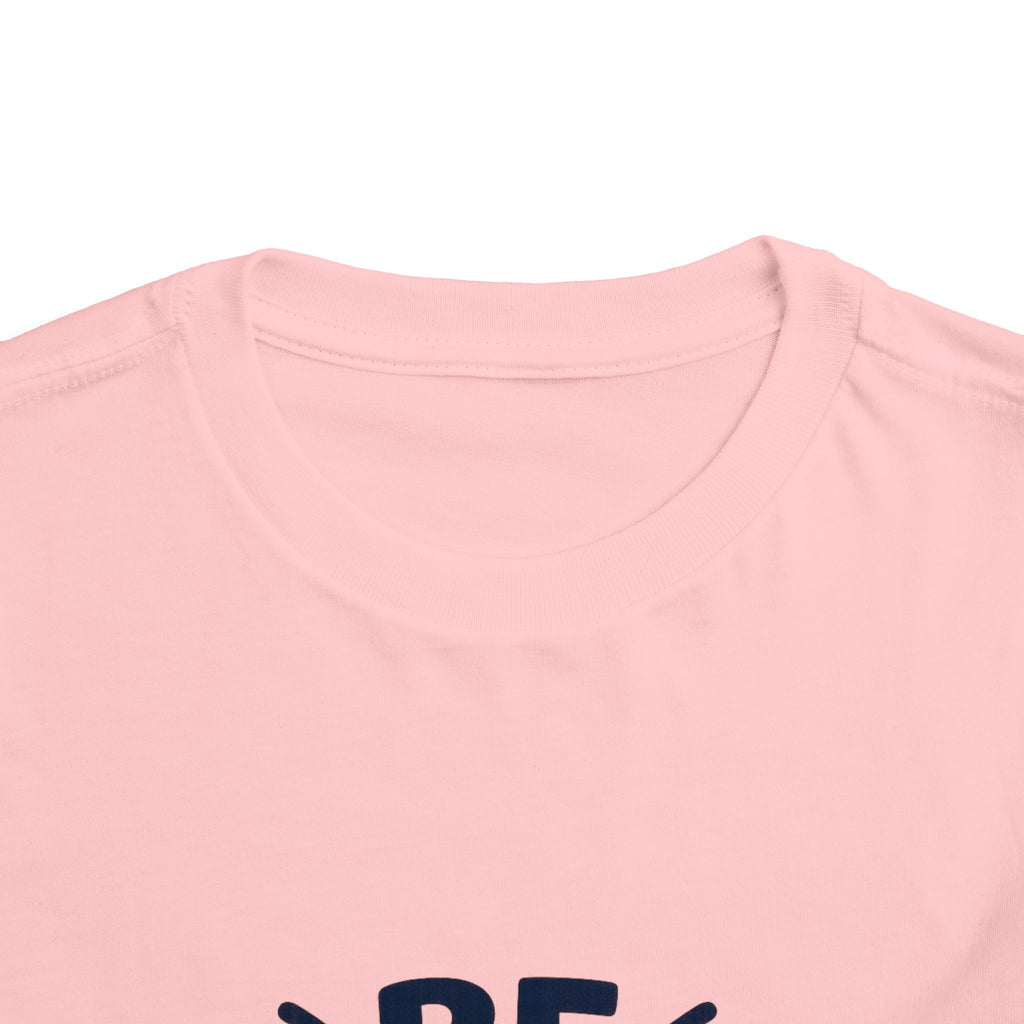 Be Nice Toddler Tee - Colorful Heart Kindness Shirt for Kids