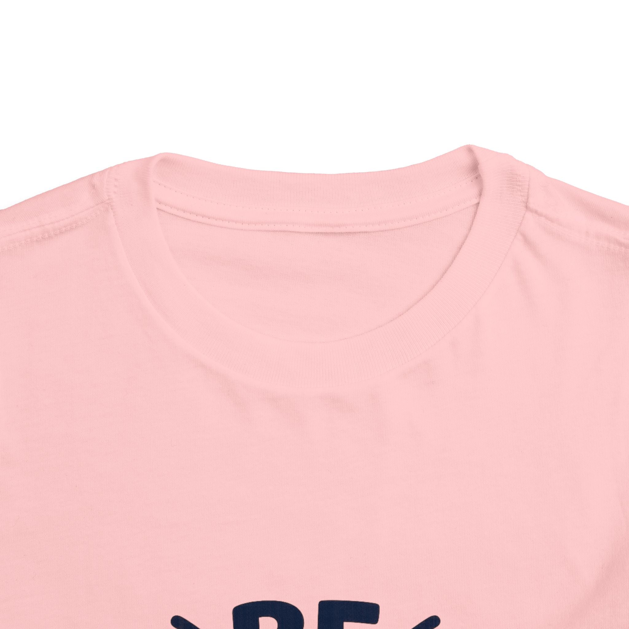 Be Nice Toddler Tee - Colorful Heart Kindness Shirt for Kids