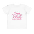 Sugar & Spice Toddler Tee — Pink "Sugar & Spice and Everything Nice" Graphic