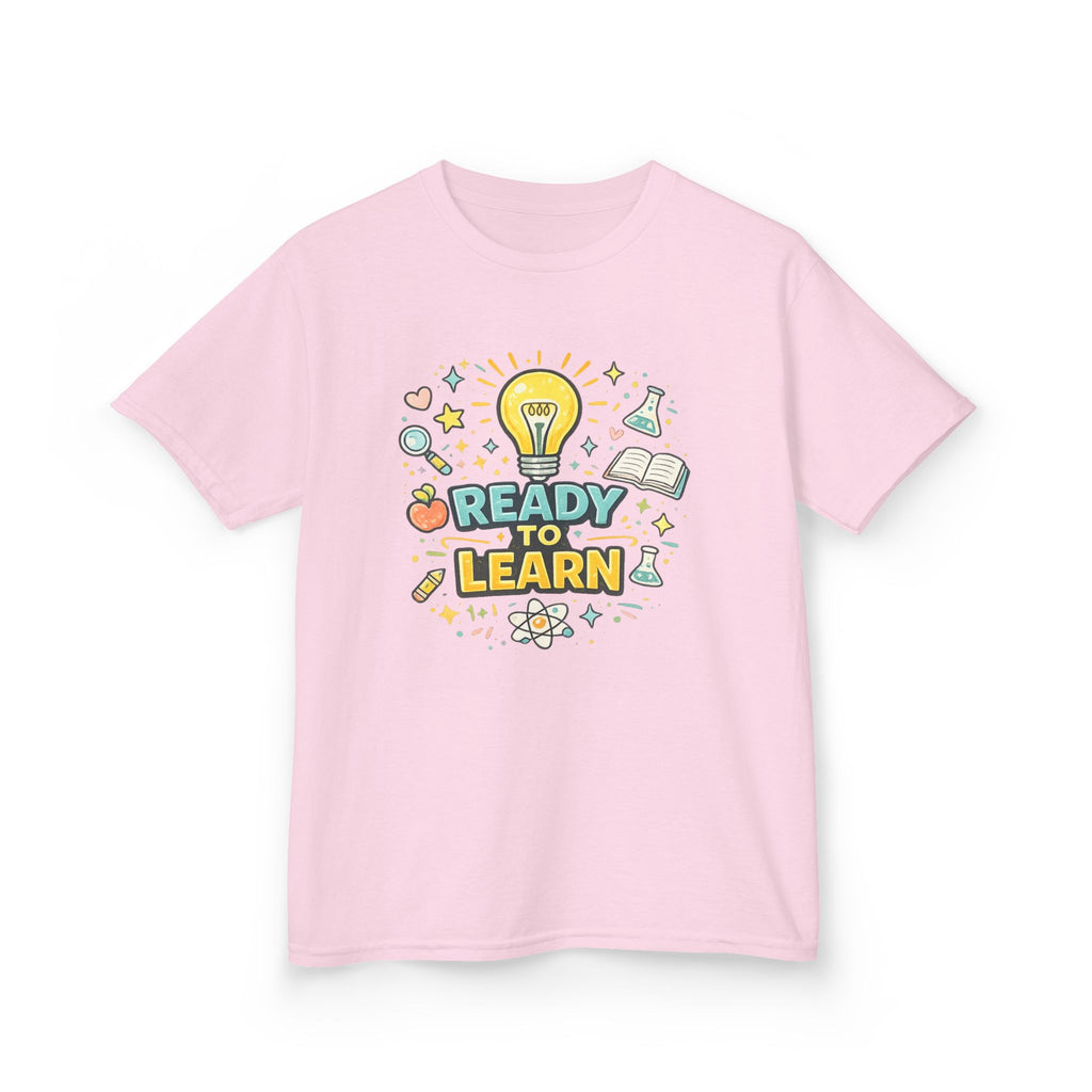 Ready to Learn Kids T‑Shirt — Back to School Educational Graphic Tee