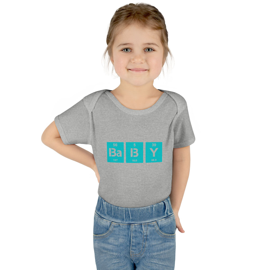 Baby Bodysuit "BaBy" Periodic Table Design – Cute Newborn Onesie Gift