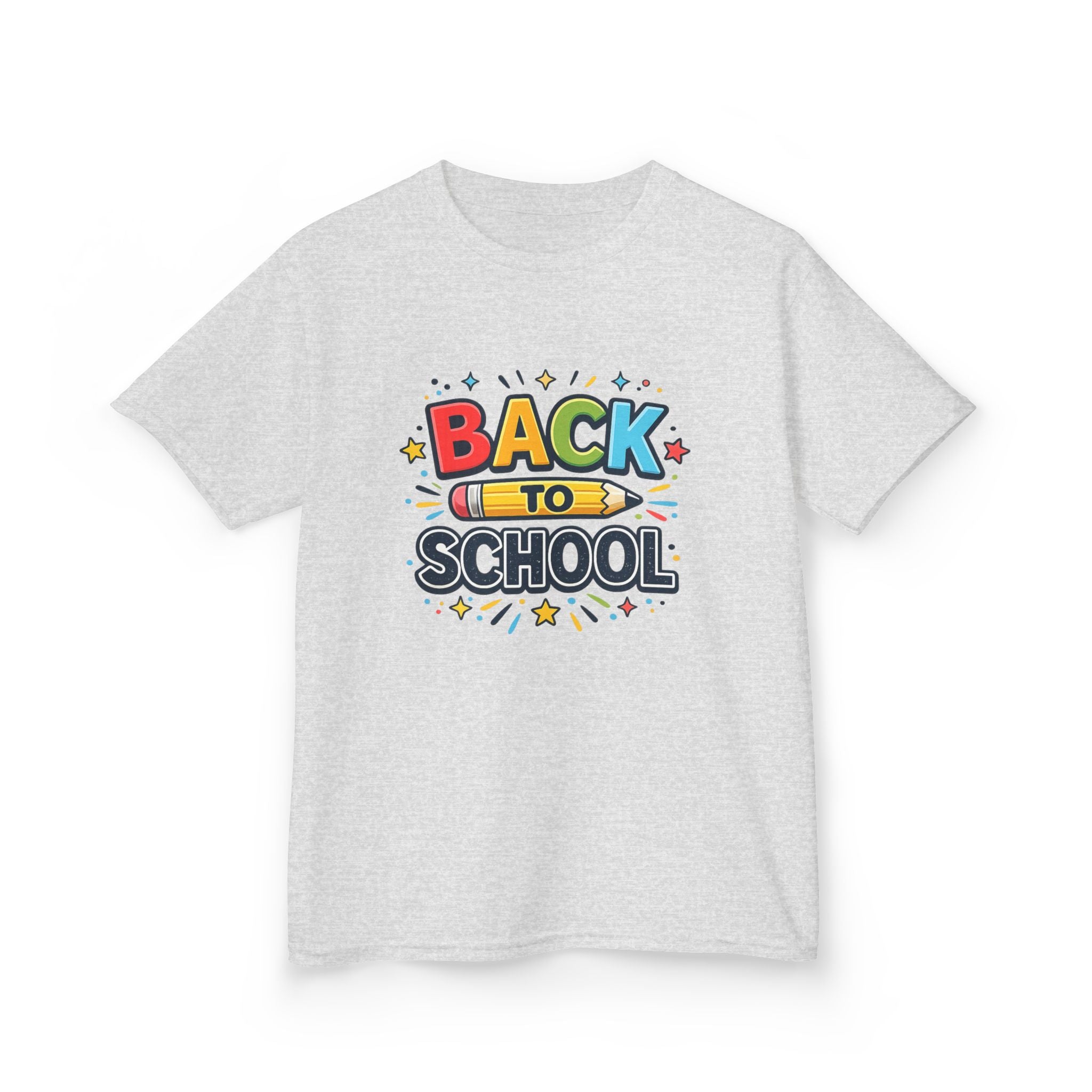 Back to School Kids T-Shirt — Colorful Pencil Design