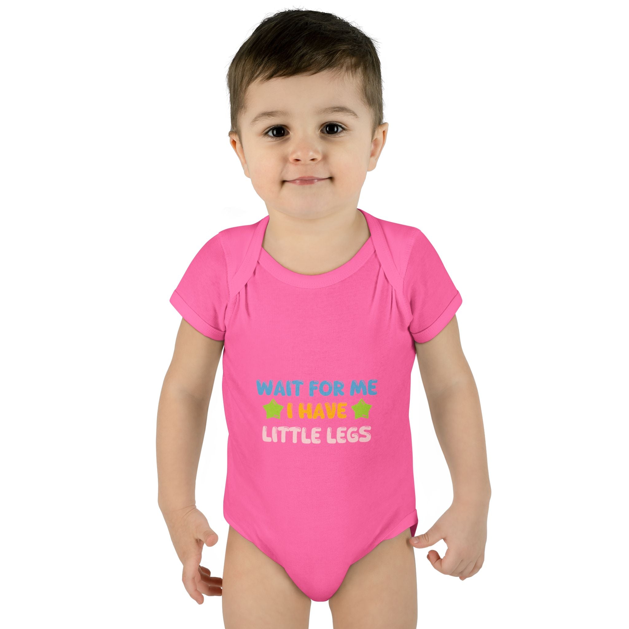 Infant Bodysuit - "Wait For Me I Have Little Legs" Cute Baby Onesie