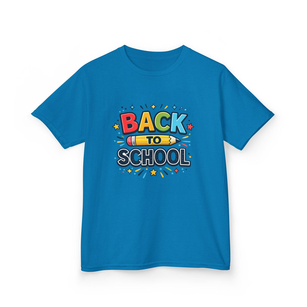 Back to School Kids T-Shirt — Colorful Pencil Design