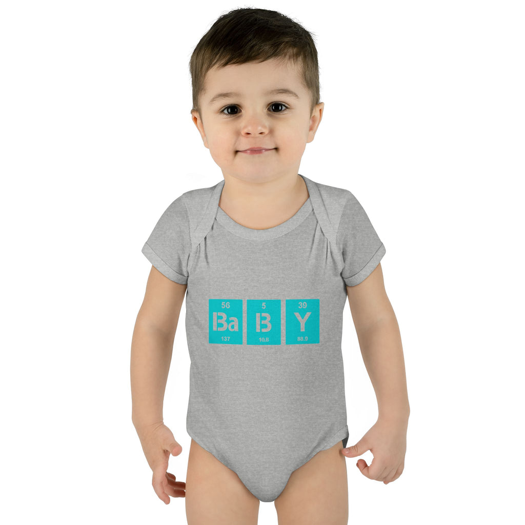Baby Bodysuit "BaBy" Periodic Table Design – Cute Newborn Onesie Gift