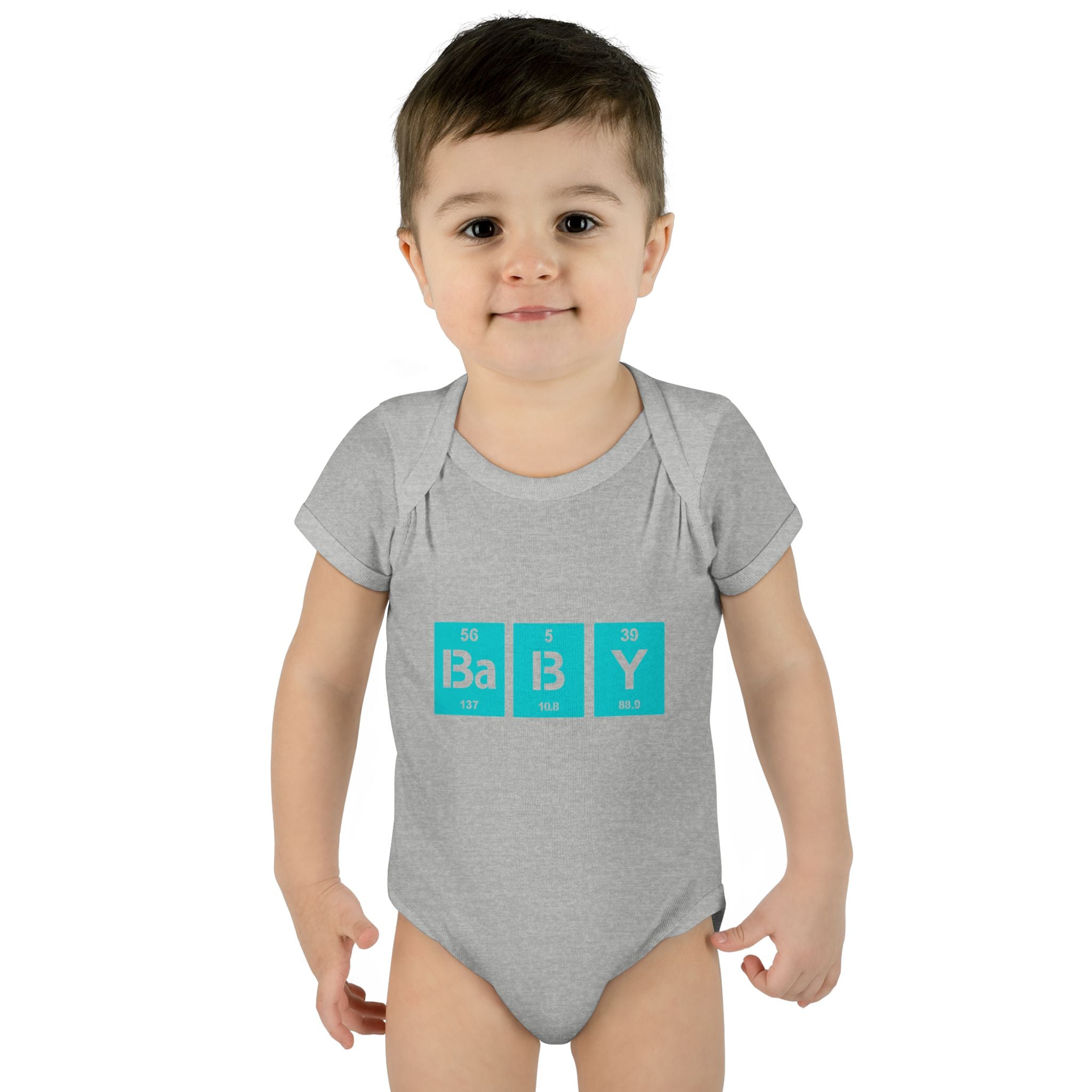 Baby Bodysuit "BaBy" Periodic Table Design – Cute Newborn Onesie Gift