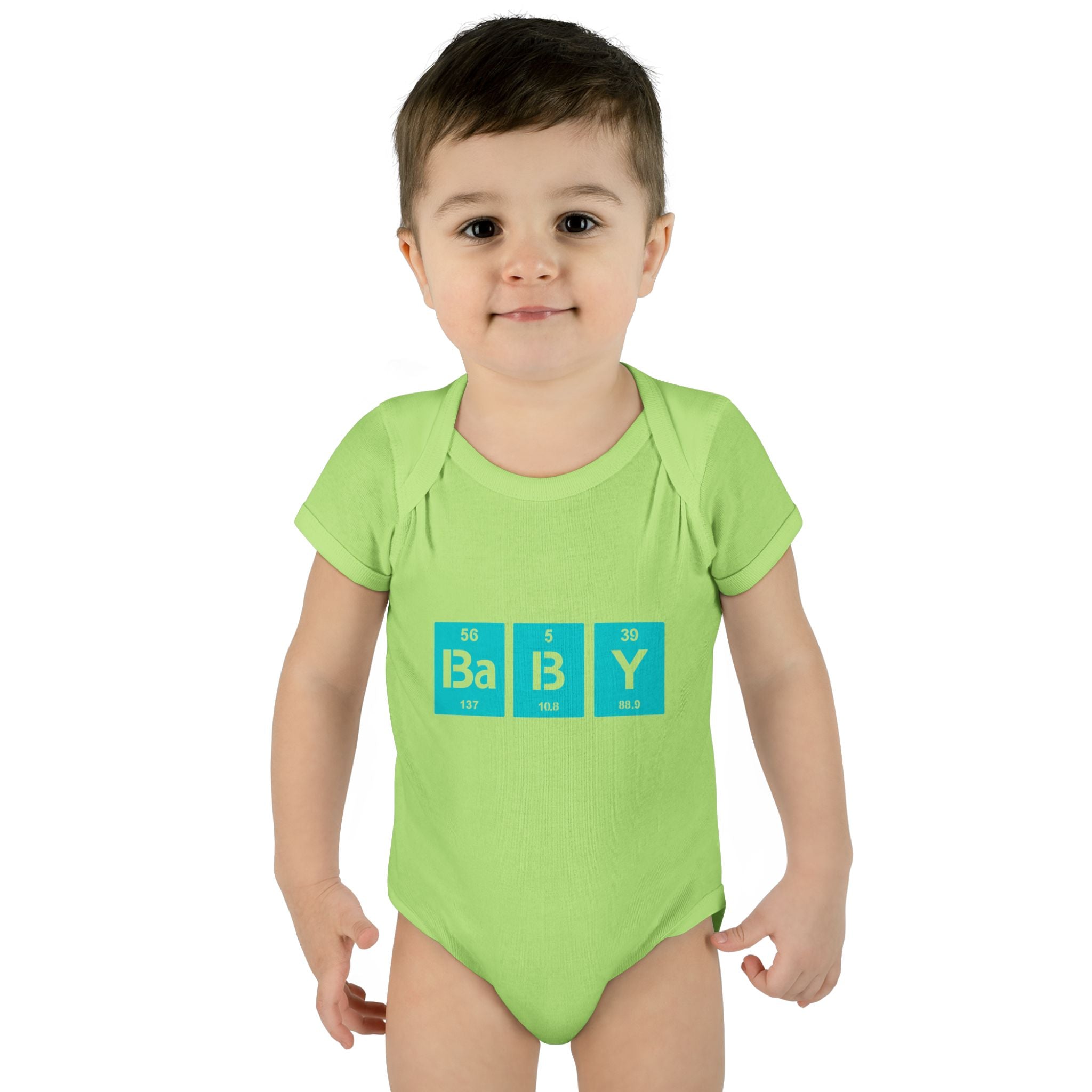 Baby Bodysuit "BaBy" Periodic Table Design – Cute Newborn Onesie Gift