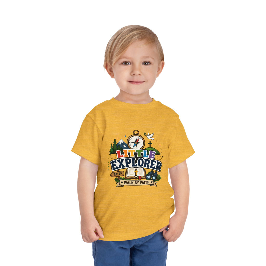 Toddler Tee - "Little Explorer" Christian Adventure Shirt