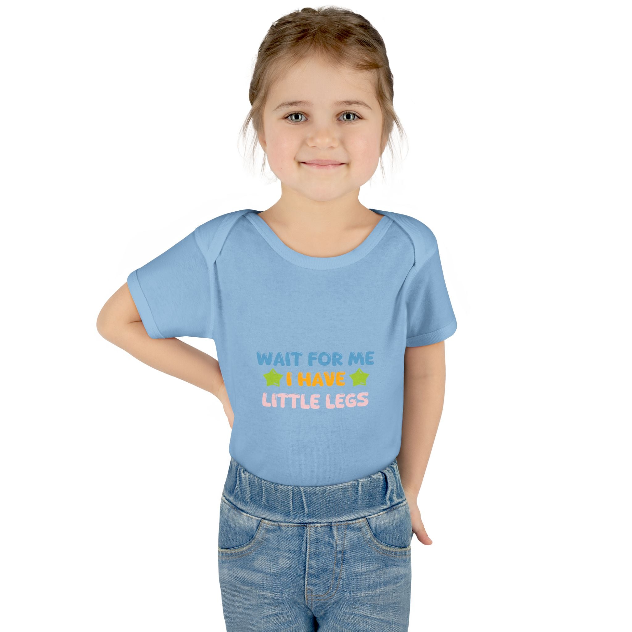 Infant Bodysuit - "Wait For Me I Have Little Legs" Cute Baby Onesie
