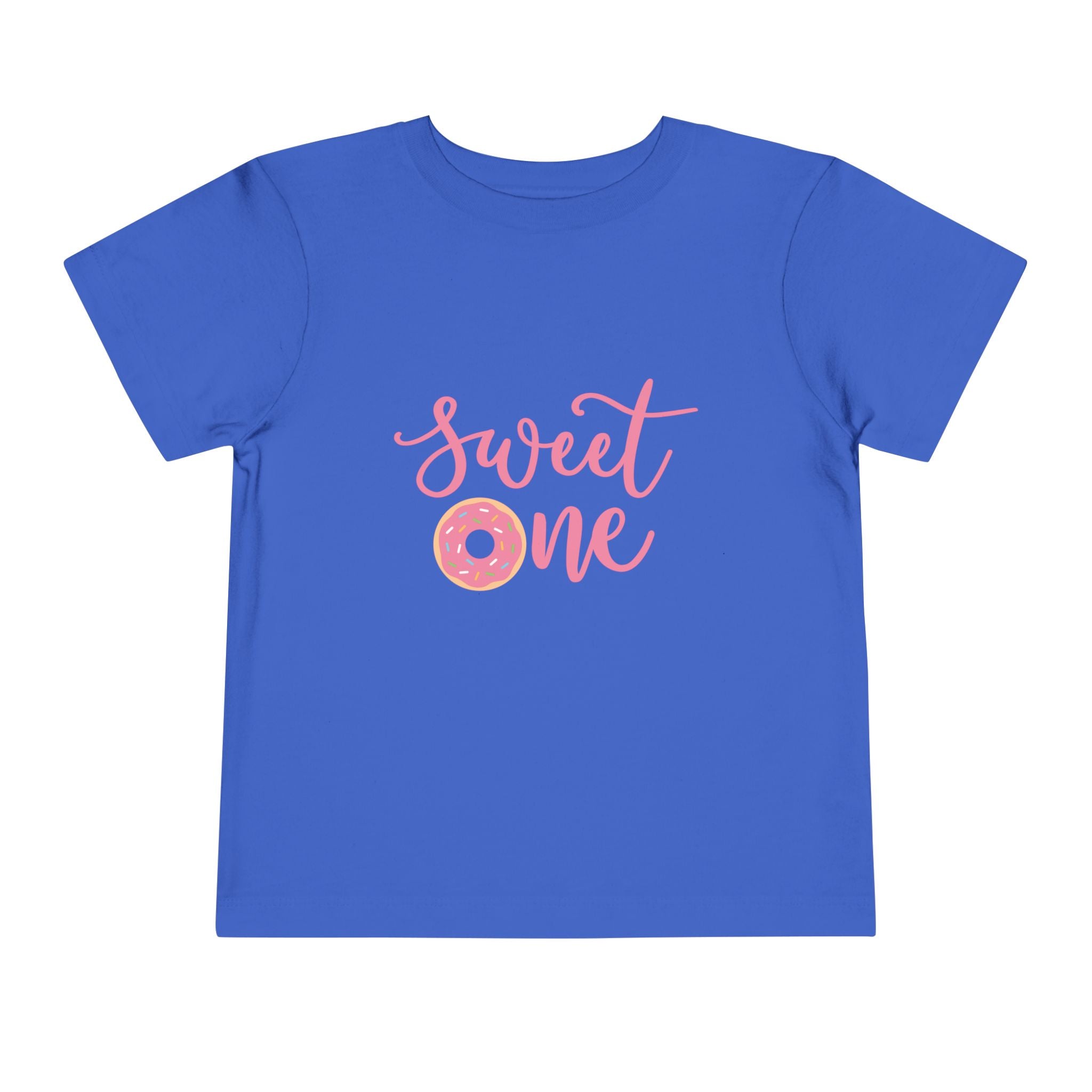 Toddler Tee - "Sweet One" Pink Donut First Birthday Shirt