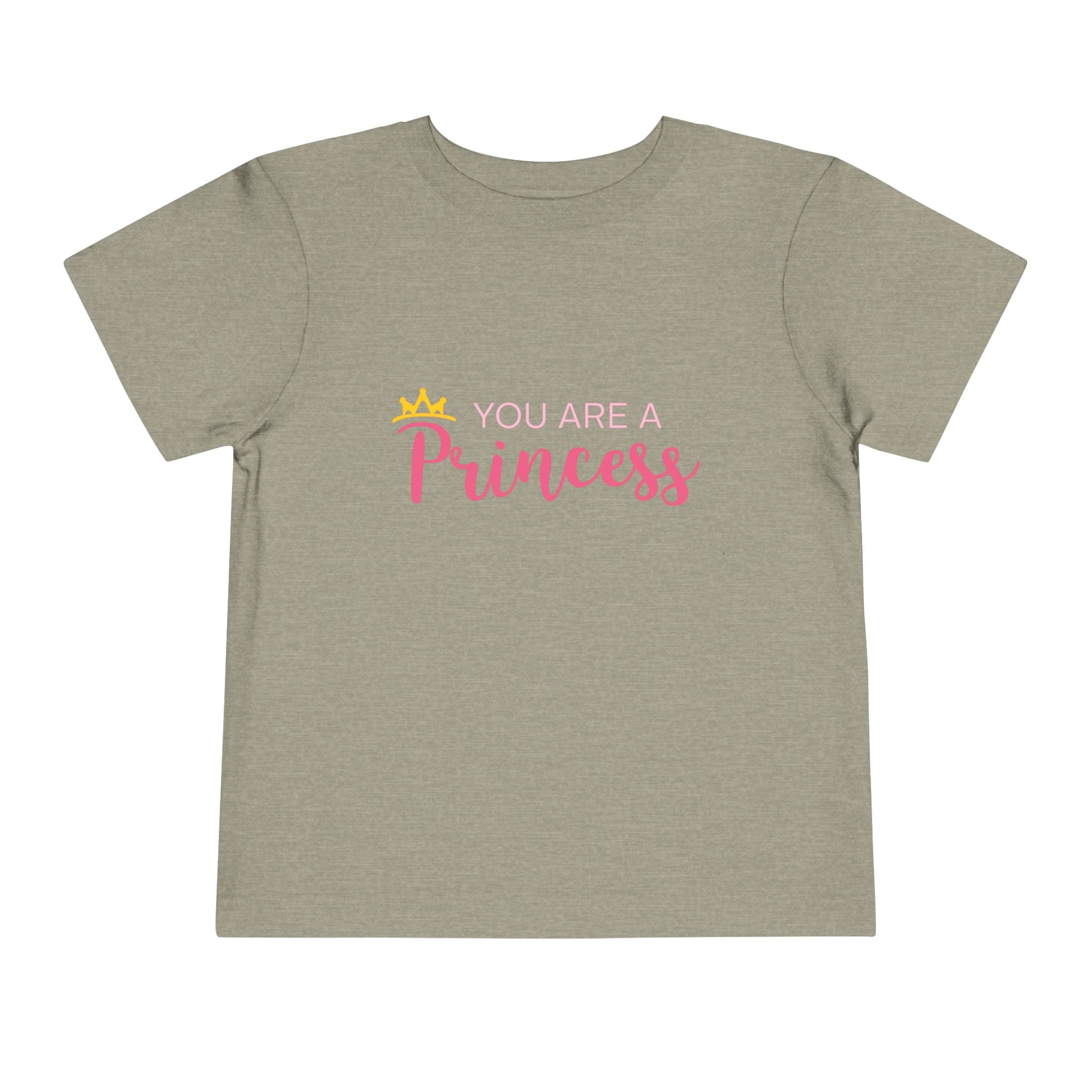 Toddler Tee - "You Are A Princess" Pink Crown Graphic