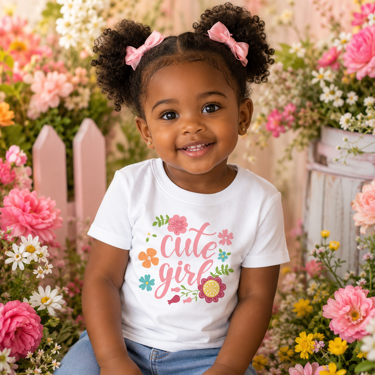 "Cute Girl" Toddler Tee