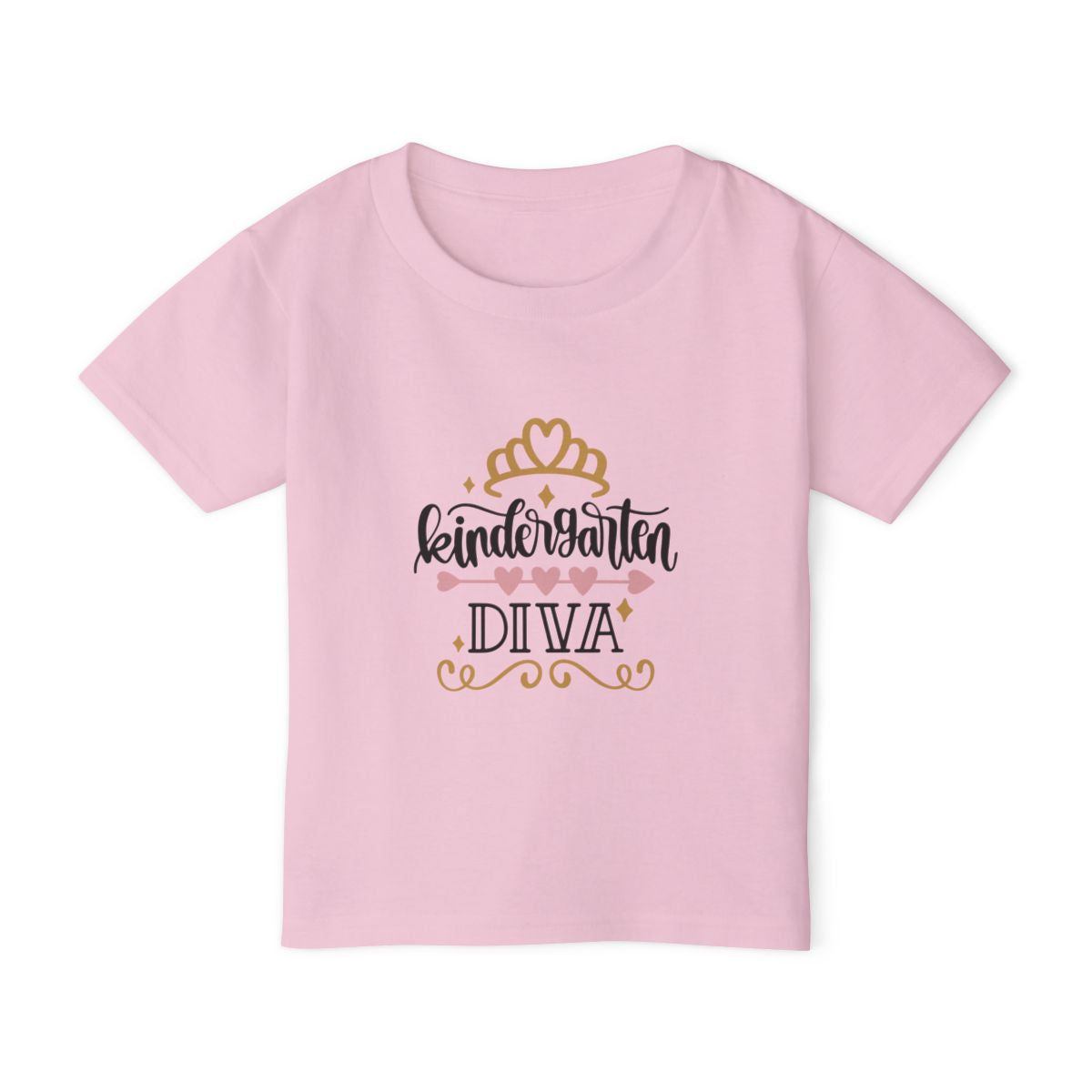 Kindergarten Diva Toddler T-Shirt — Girls Back-to-School Princess Tee