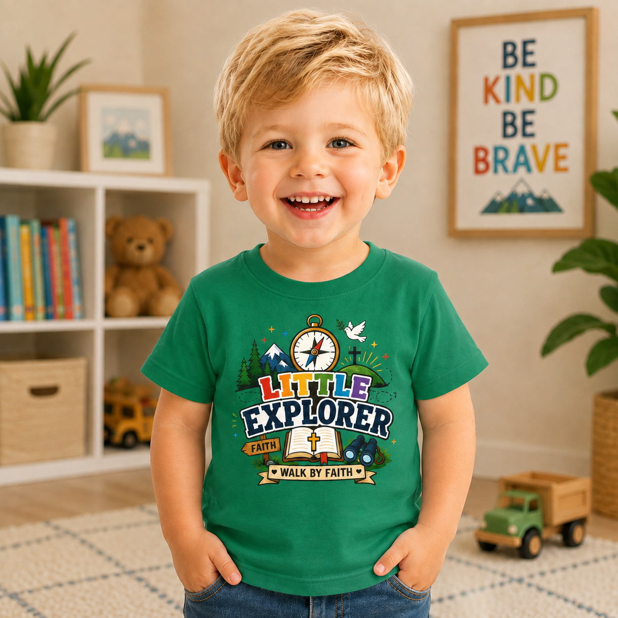 Toddler Tee - "Little Explorer"
