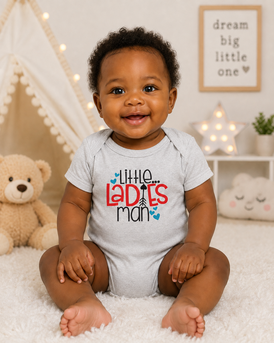 "Little Ladies Man" Infant Bodysuit