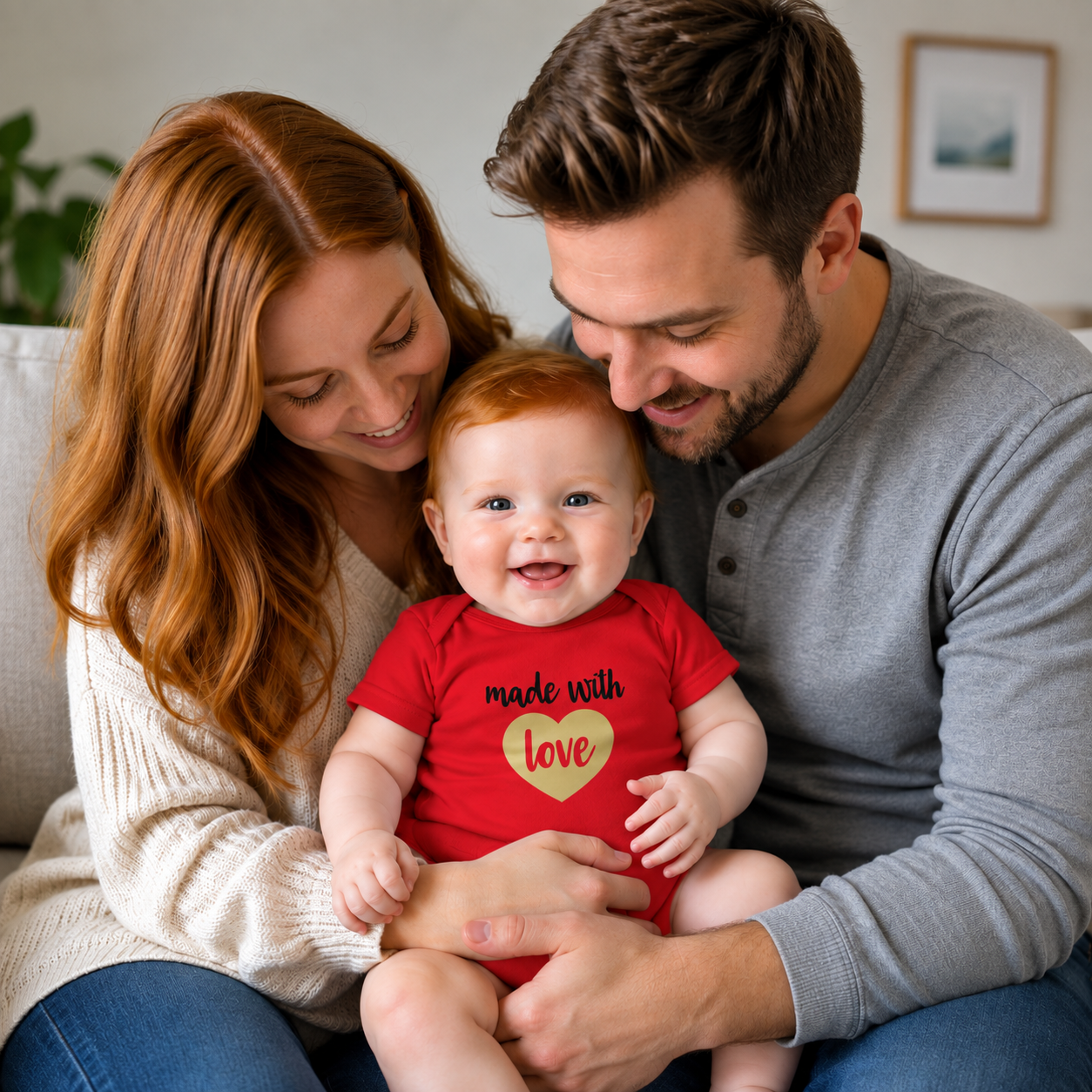 Infant Bodysuit - "Made With Love"
