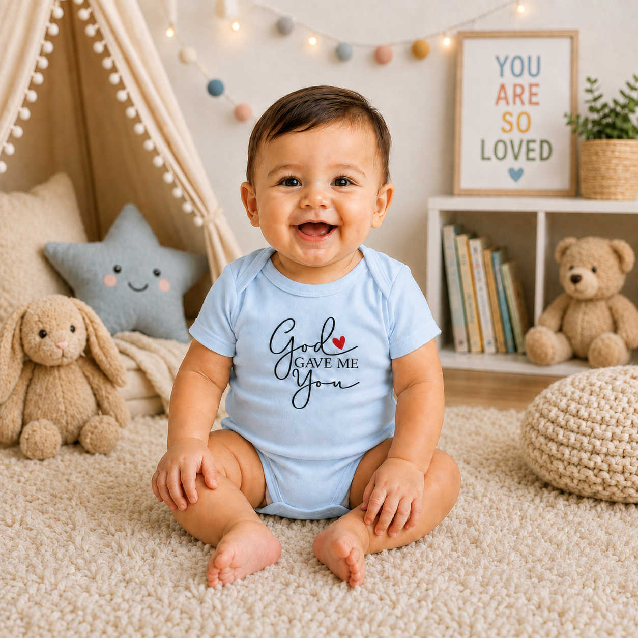 Infant Bodysuit — "God Gave Me You"