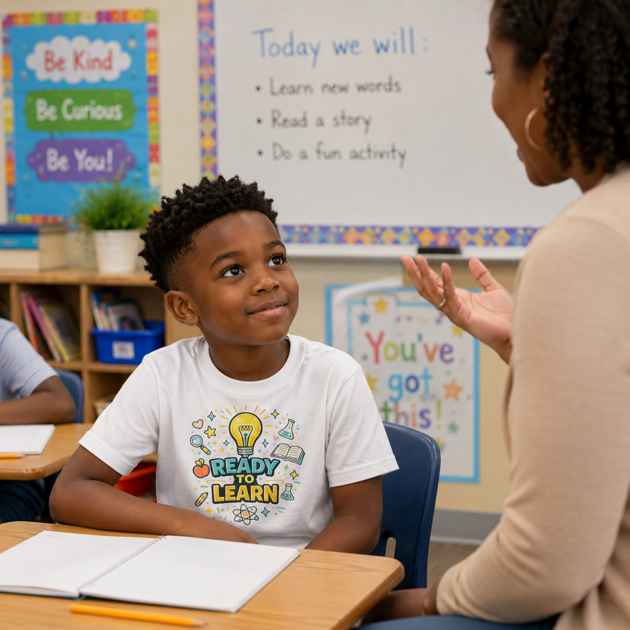 "Ready to Learn" Kids T‑Shirt