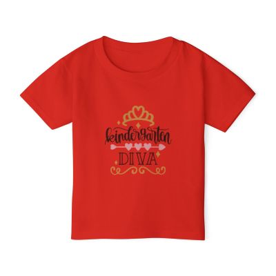 Kindergarten Diva Toddler T-Shirt — Girls Back-to-School Princess Tee