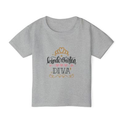 Kindergarten Diva Toddler T-Shirt — Girls Back-to-School Princess Tee