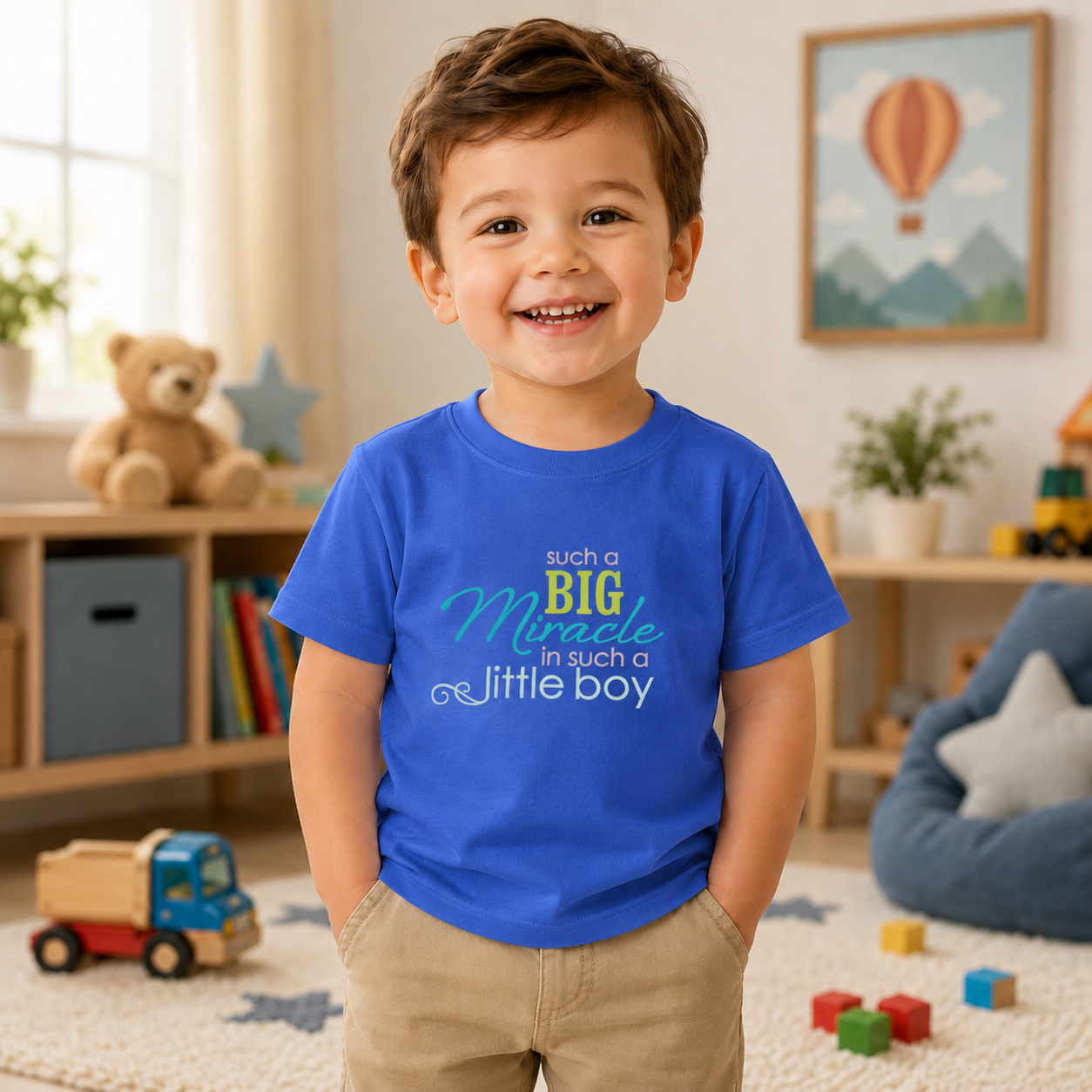 Toddler Tee - "Such a Big Miracle in Such a Little Boy"