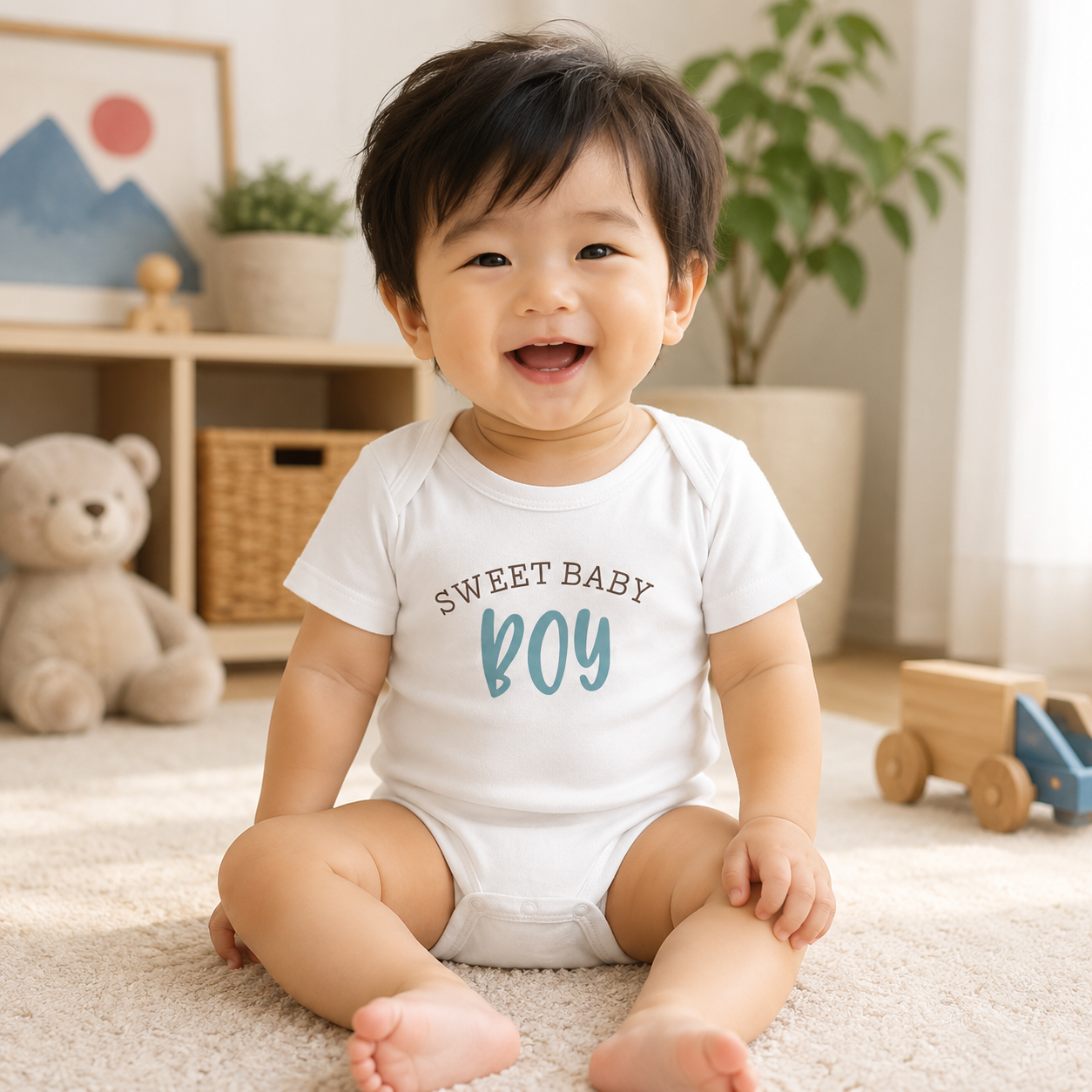 "Sweet Baby Boy" Infant Bodysuit
