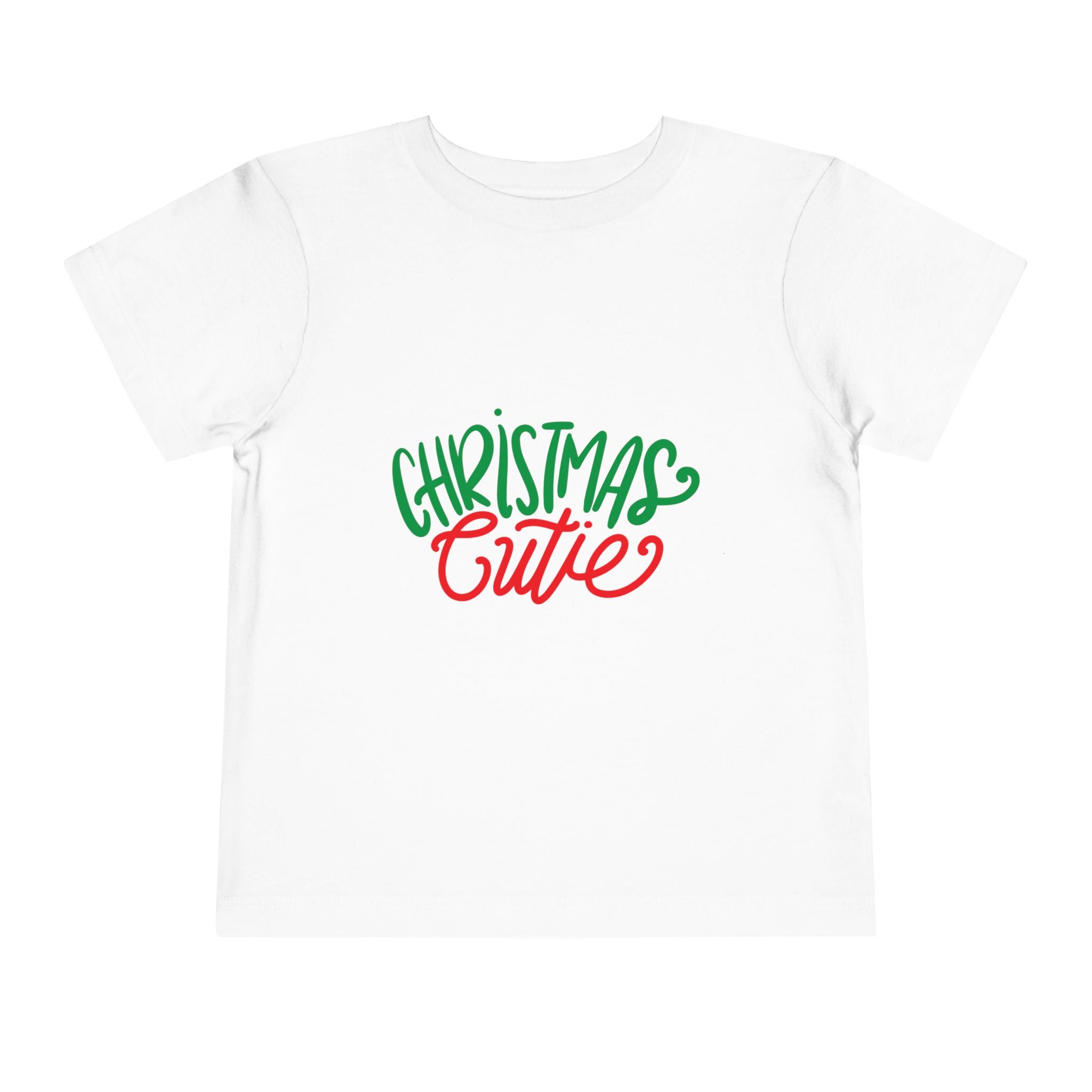Toddler Tee — "Christmas Cutie" Holiday Shirt