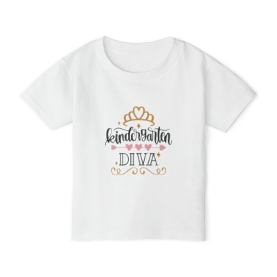 Kindergarten Diva Toddler T-Shirt — Girls Back-to-School Princess Tee