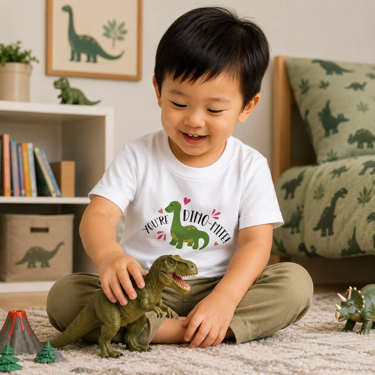 Toddler T-Shirt – "You're Dino-Mite"